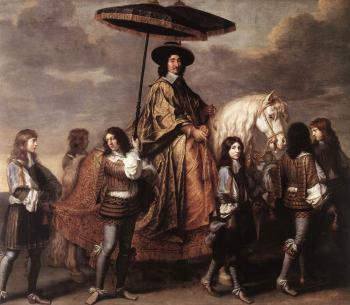 夏爾 勒 佈倫 Chancellor Seguier at the Entry of Louis XIV into Paris 夏爾 勒 佈倫 Chancellor Seguier at the Entry of Louis XIV into Paris